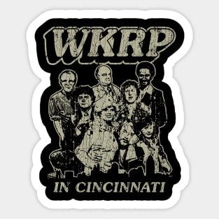 VINTAGE -  WKRP IN CINCINNATI FAMILY Sticker